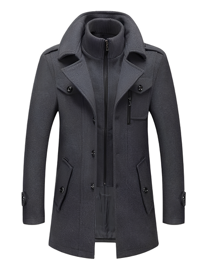 Männer Winterjacke Doppelkragen Trendy