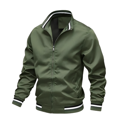 Stilvolle Bomberjacke Streifen Herren