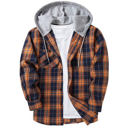 Gemütlicher Herren Pullover Kapuze Reißverschluss