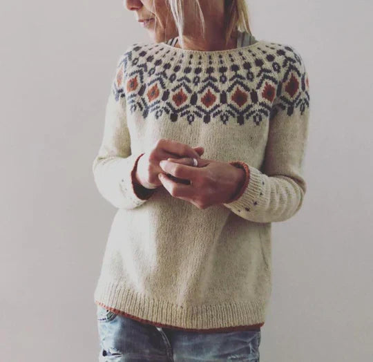 Stilvolles Kleid | Exklusiver Pullover