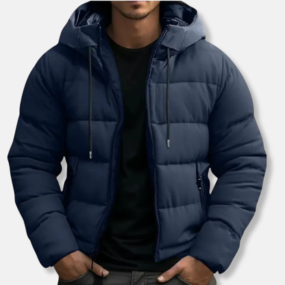 Winter Pufferjacke Kapuze Verstellbar