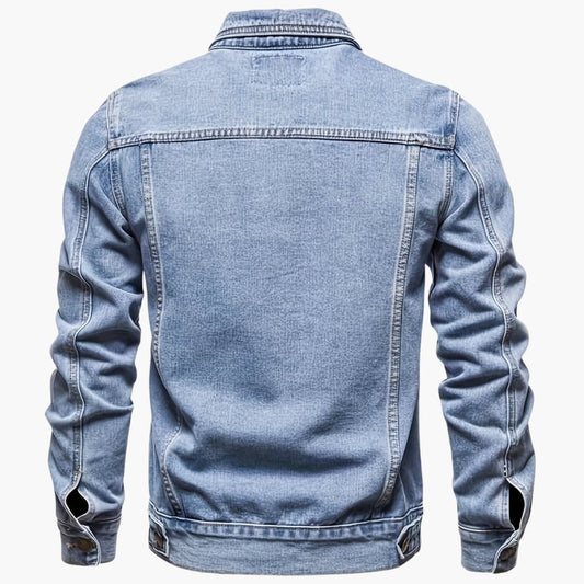 Stylische Denimjacke Slim Fit Herren - IdealeKleiden