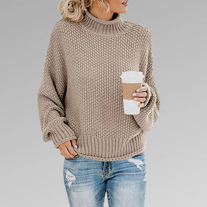 Elegante Strickpullover Damen Skandinavisch Chic - IdealeKleiden