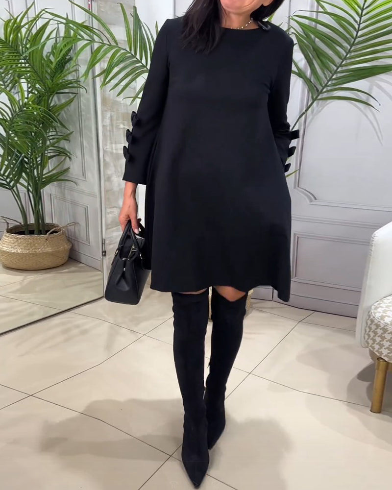 Elegantes Maxikleid LANGÄRMELIG