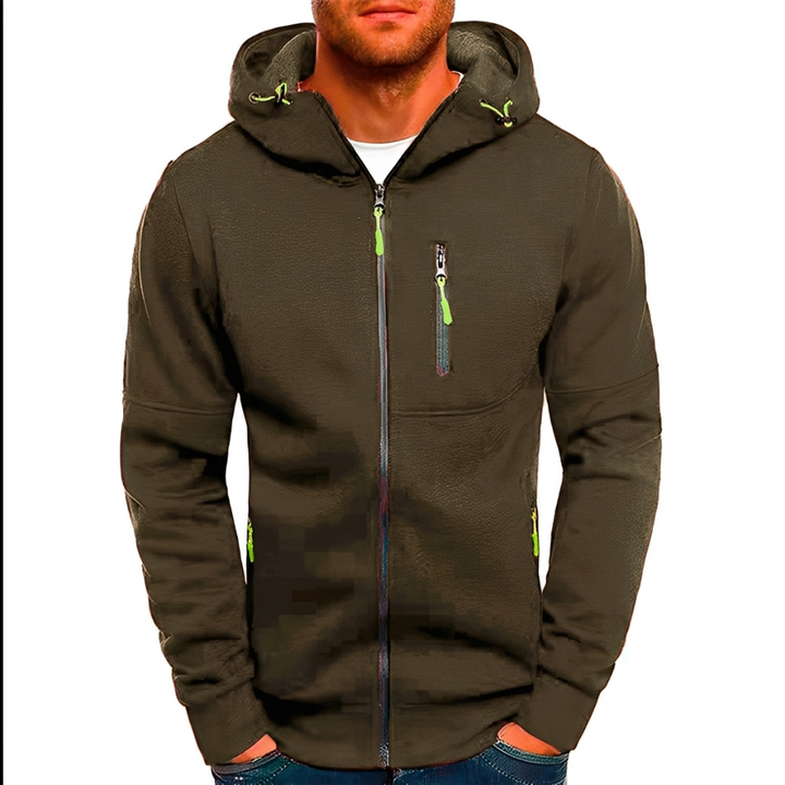 Praktische Herrenjacke mit Kapuze Sportlich