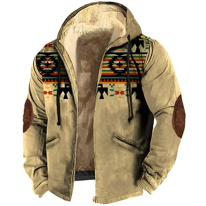 Männer Kapuzenjacke Tribal Style Modern - IdealeKleiden