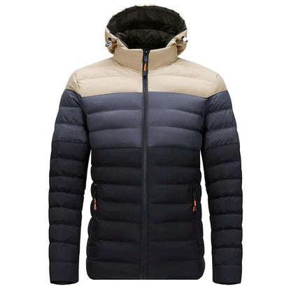 Stilvolle Wattierte Winterjacke Warm Und Elegant