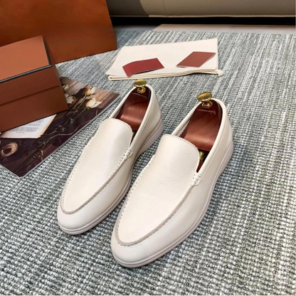 Elegante Herren Loafer Leder Luxus Qualität