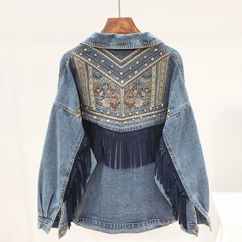 Moderne Denimjacke Damen