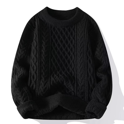 Weiche Strickpullover für Damen Langarm Rundhals Bequem