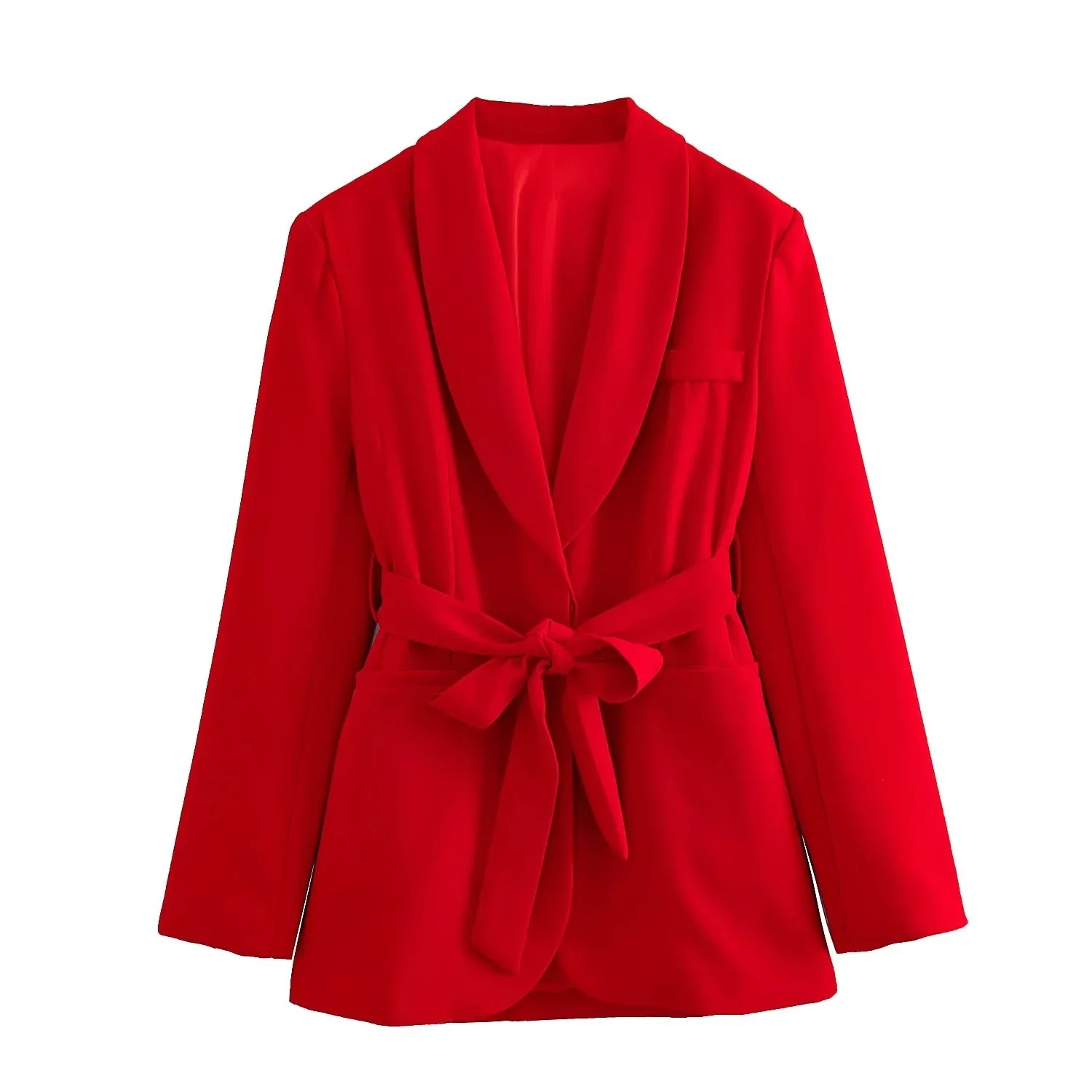 Modisches Hausanzug Set Blazer und Hose Mehrfarbig - IdealeKleiden