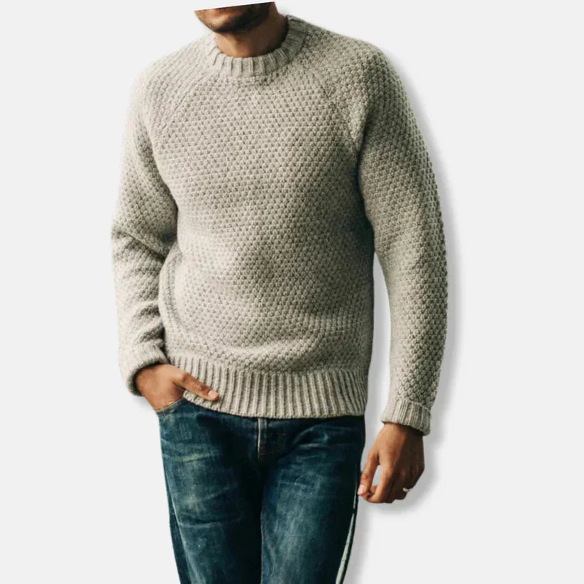 Kai - Wollpullover Bequem Rundhals