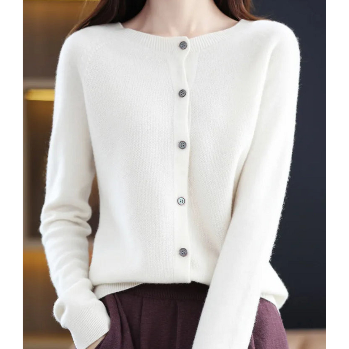 Luxus Cardigan 100% Kaschmir Weich
