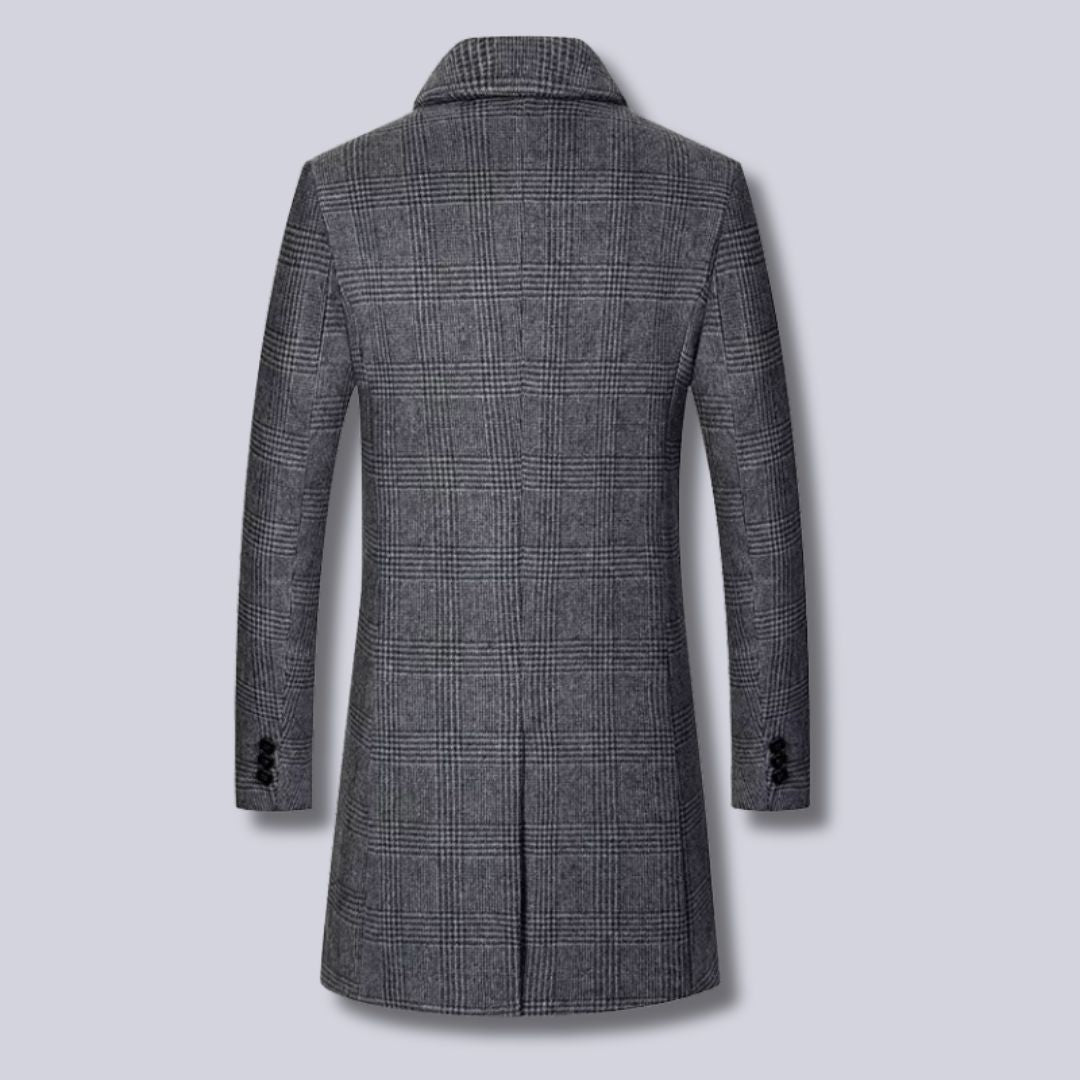 Stilvoller Karo-Trenchcoat Damen - IdealeKleiden