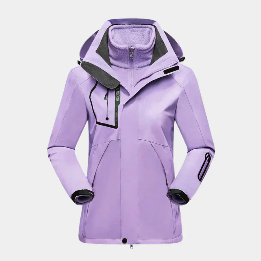 Wasserdichte Skijacke Damen Winter