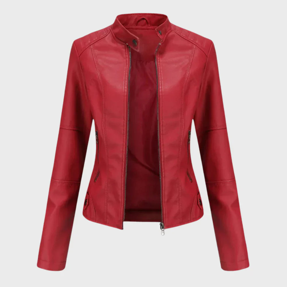 Lederjacke Casual Trendy