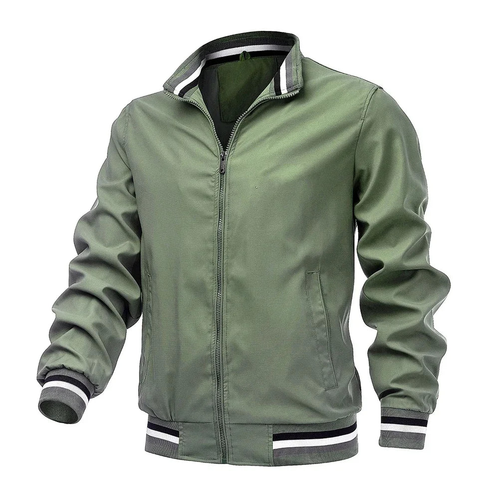 Herren Windbreaker Jacke Sportlich Stilvoll