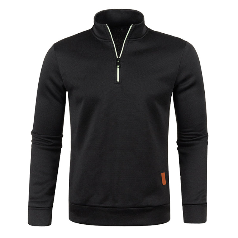 Weicher Strickpullover Damen Pullover mit Polo Kragen