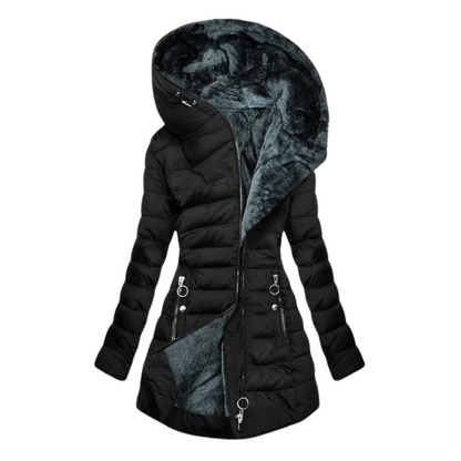 Warme Damen Winterjacke Weich Fleece