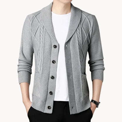 Damen Cardigan Elegant Rippenmuster