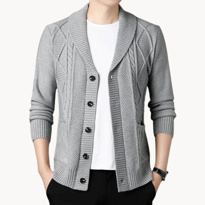 Damen Cardigan Elegant Rippenmuster