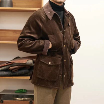 Herren Cordjacke Herbst Look Robinson - IdealeKleiden