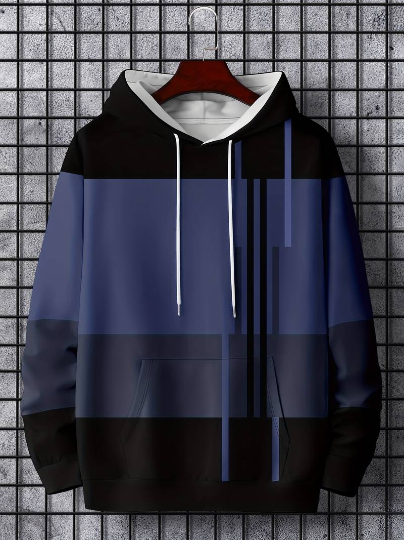 Farbiger Hoodie Herren Modern Style - IdealeKleiden