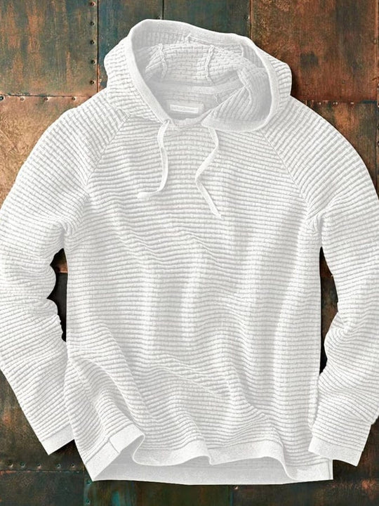 Strick-Hoodie Kapuze Muster Größe