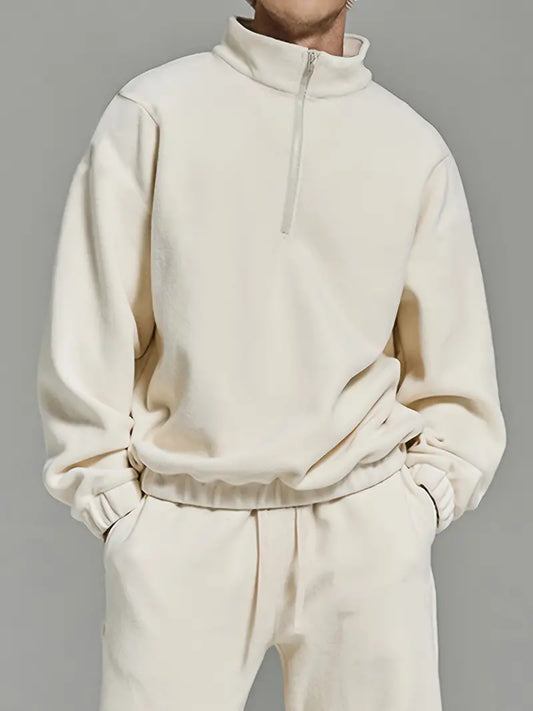 Herren Fleecepullover Warm Modern - IdealeKleiden