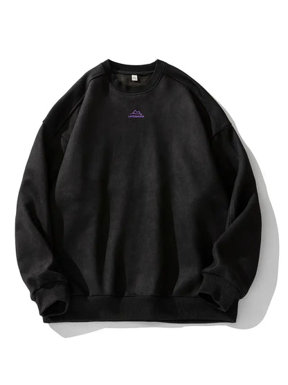 Herren Pullover Warm Rundhals Classic
