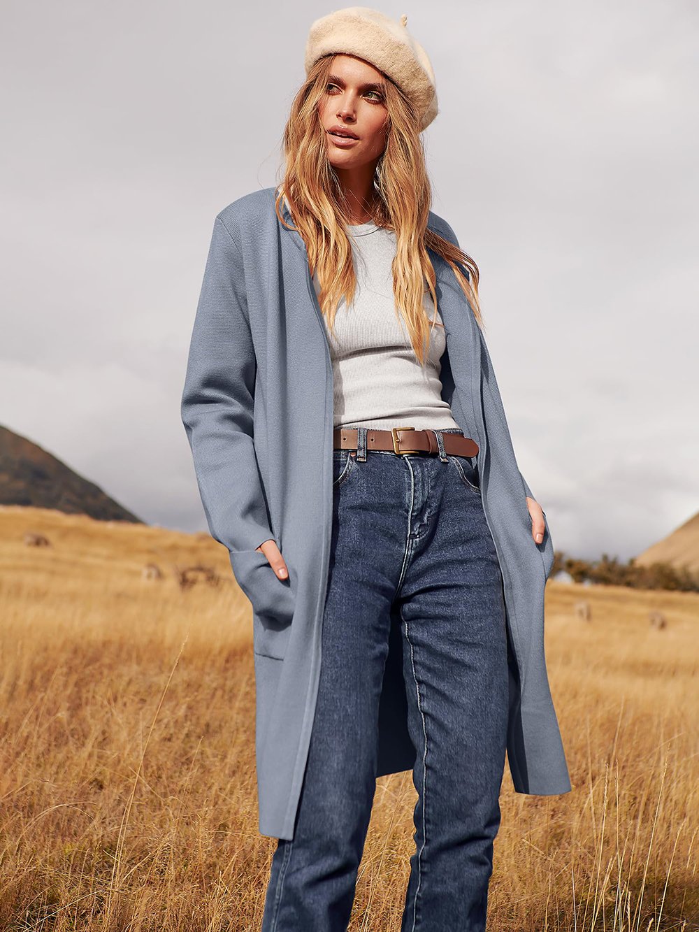 Modische Damenjacke Revers Style