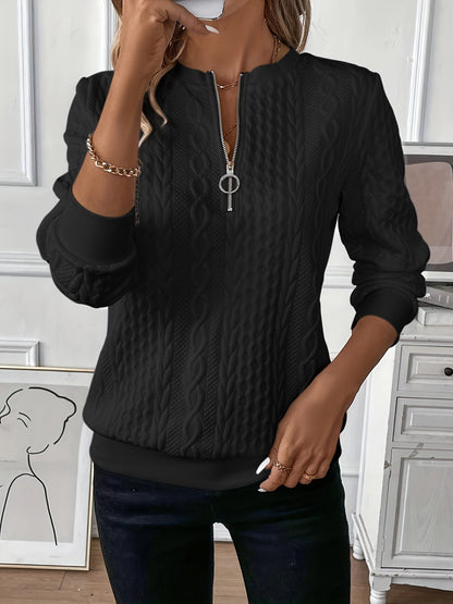 Kuschelige Pullover mit Reißverschluss