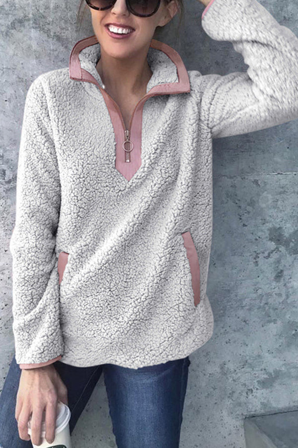 Stylische Damenjacke Langärmlig Eleganter Kragen