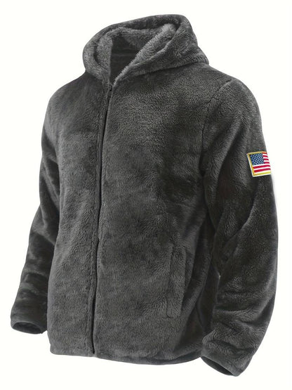 Herren Winterjacke Warm ZIP Up Amerika Style