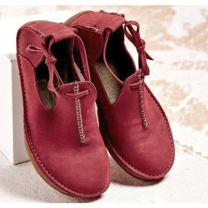 Herbstliche Lederstiefel Damen
