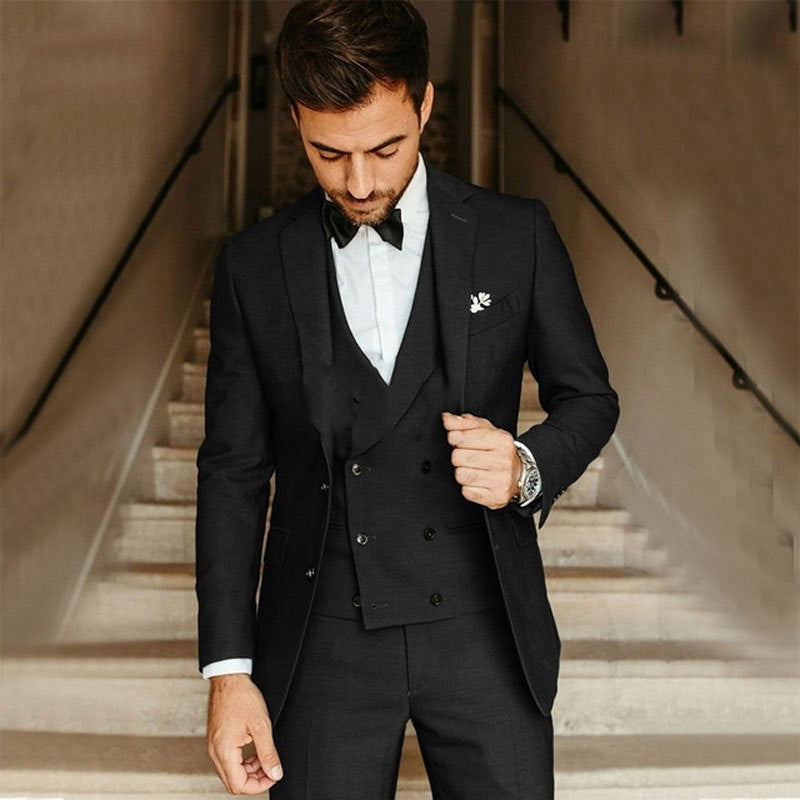 Herren 3-Teil-Anzug Maßanfertigung Elegant - IdealeKleiden
