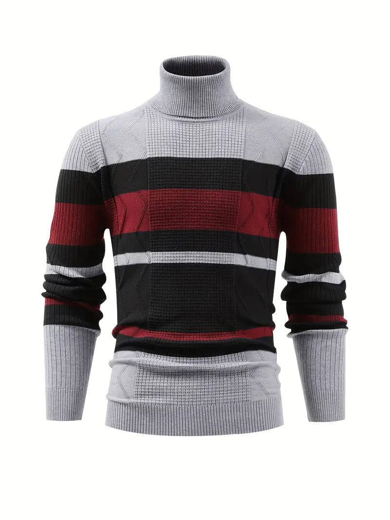 Joseph – Stylisher Streifen Rollkragen Pullover - IdealeKleiden