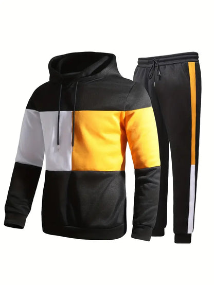 Herren Pullover Hoodie Set Warm Kuschelig