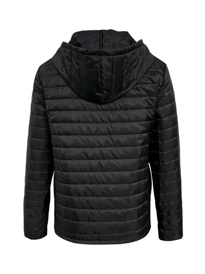 Stylische Steppjacke Hüftlang Mit Kapuze - IdealeKleiden