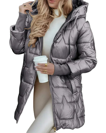 Eleganter Winterparka Damen Mantel