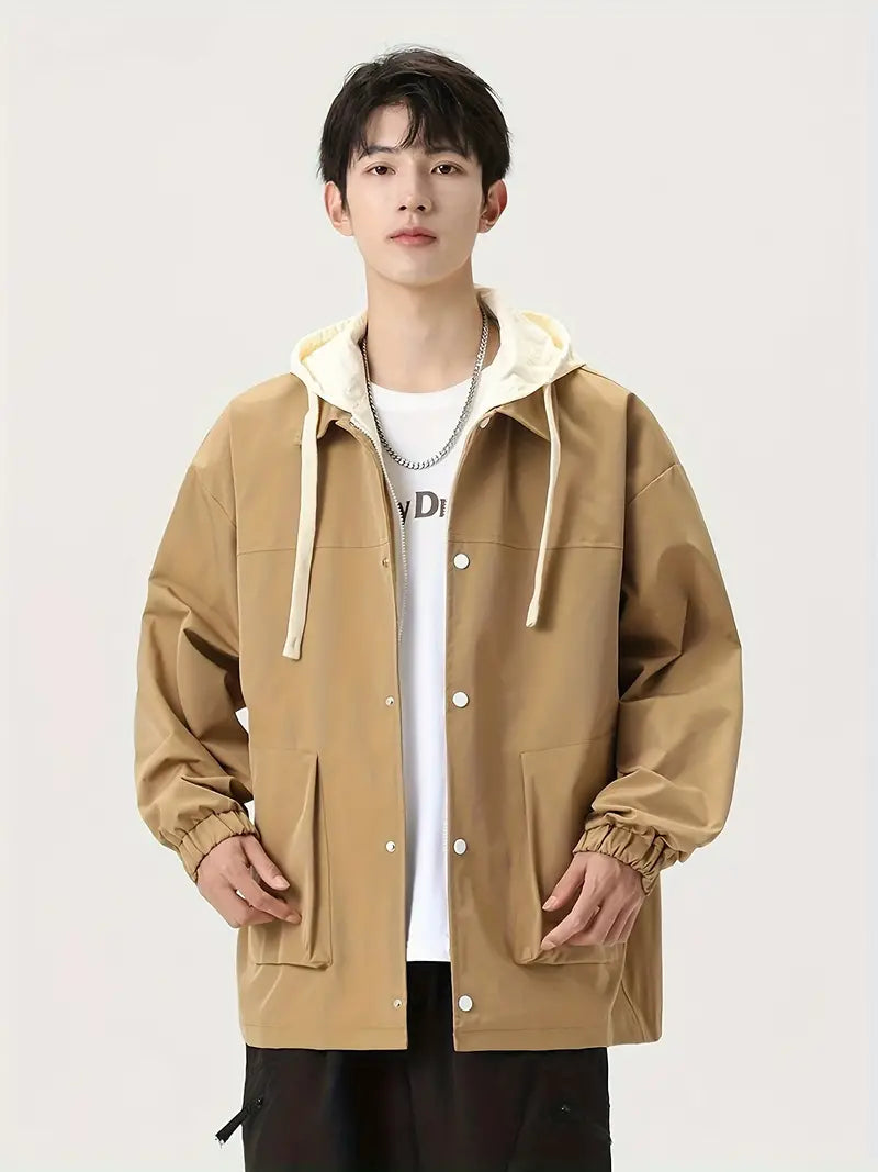 Herren Jacke Wasserdicht Stylisch