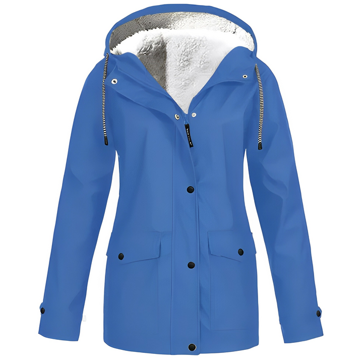 Warmes Winterkleid Damen Fleece Mantel Outdoor