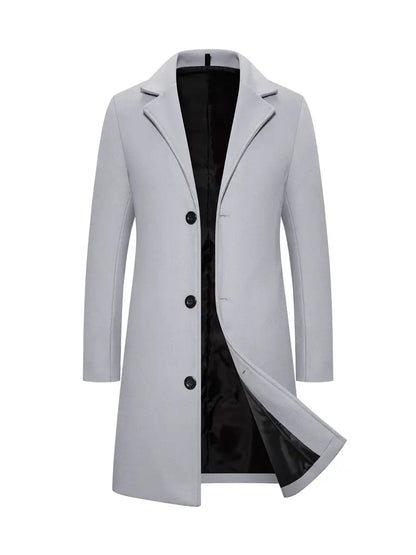 Herren Trenchcoat Elegant Lang