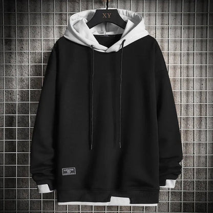 Klassischer Kapuzenpullover Herren Basic