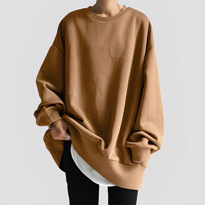 Damen Oversize Sweater Modern Chic