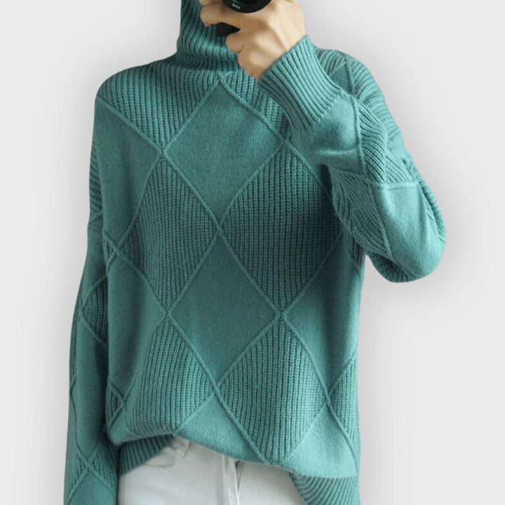 Weiche Damenpullover Rollkragen Elegant