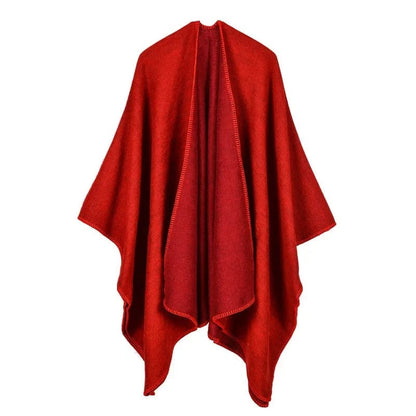 Weicher Poncho Damen Elegant Oversized