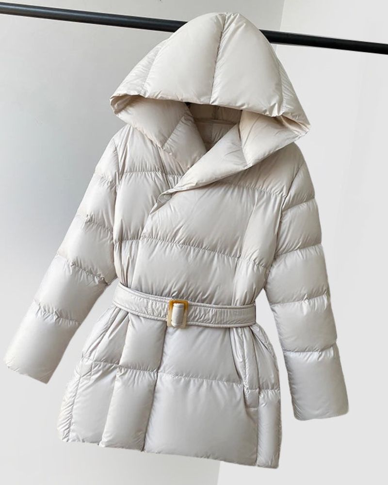 Isolierte Winterjacke Damen Daunen Warm