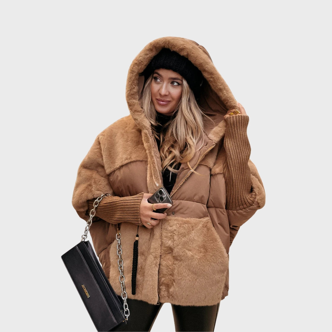 Herbstjacke Damen Stylisch Daunenfill