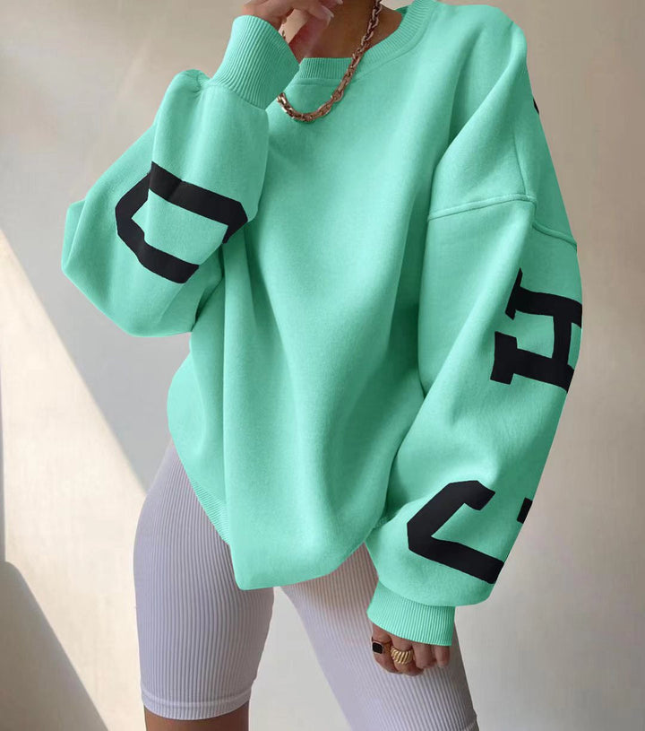 Damen Pullover Großzügig Bequem Alltag